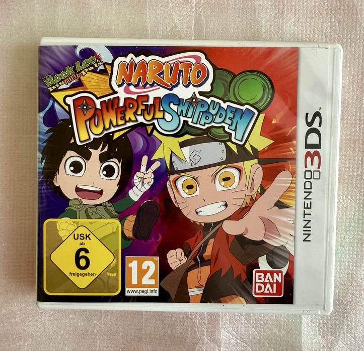 Игра Naruto Powerful Shippuden для Nintendo 3DS — полный комплект