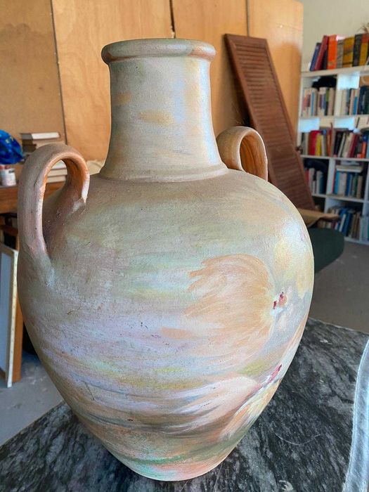 Bilha de Barro pintada à mão