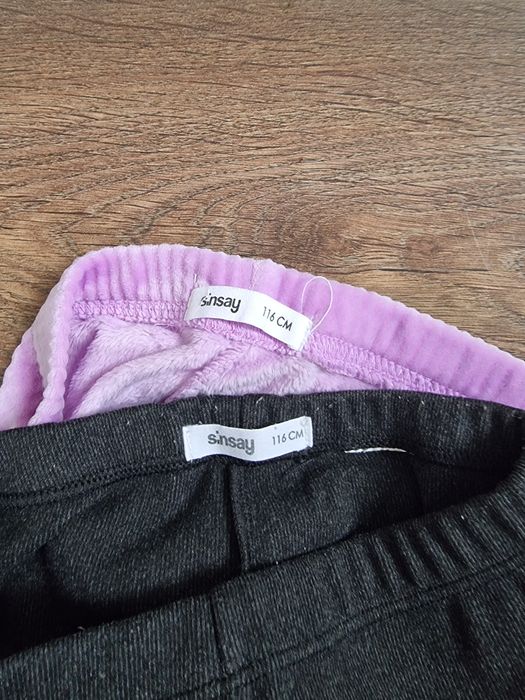 Legginsy 6 sztuk dziewczęce 116