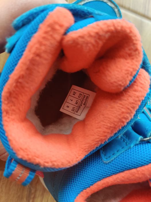 Buty zimowe śniegowce rozmiar 24 membrana move mountains