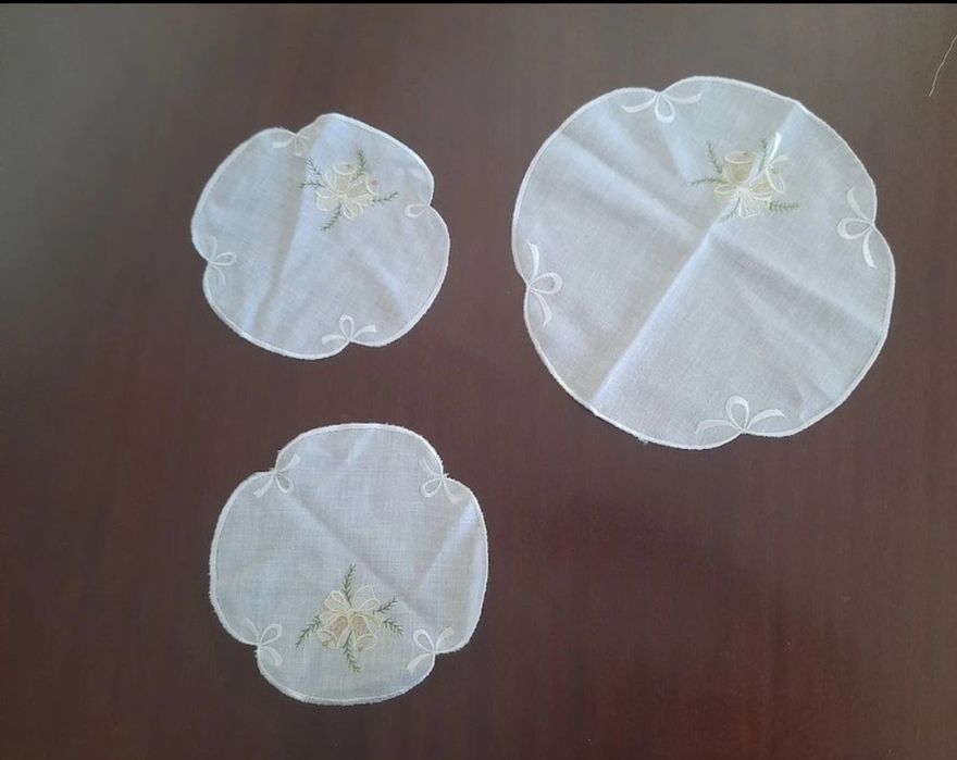 Conjunto de naprons decorativos