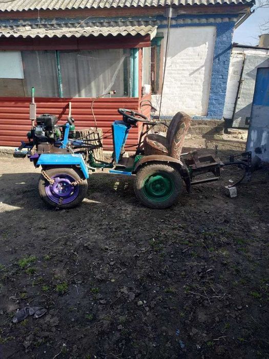 Саморобний новий міні-трактор на польському двигуні 7.5 к.с