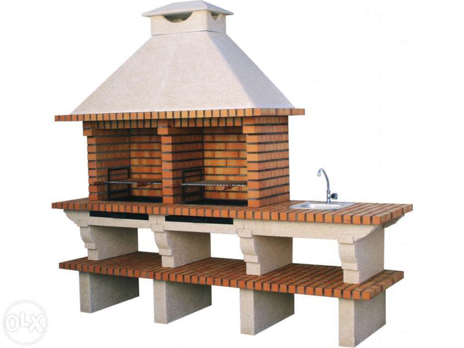 Churrasqueiras com banca