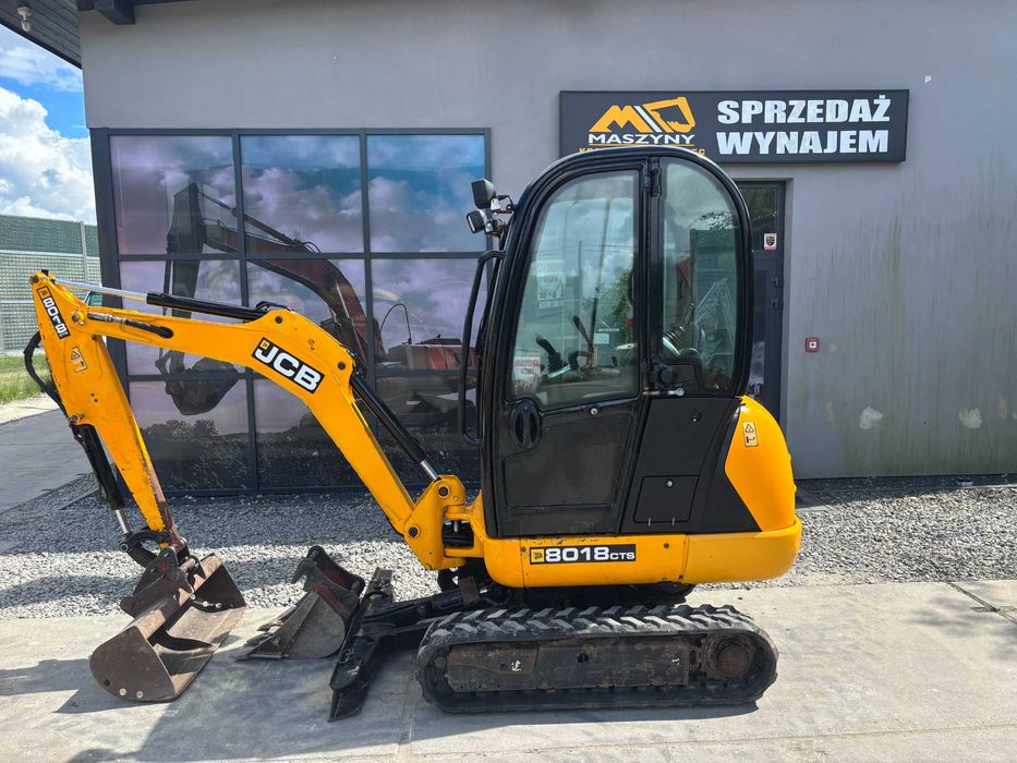 Minikoparka JCB 8018 z 2016r.waga 1822 kg,JCB 19C-1.JCB48Z-1.
