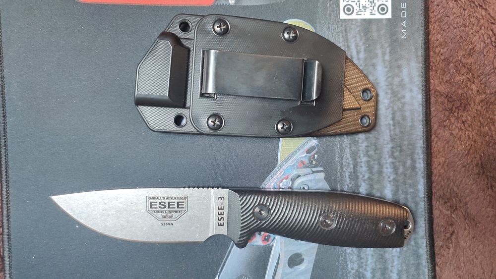 Nóż Esee 3 s35vn 3D