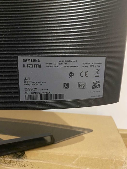 Monitor Samsung C24F396FHU Zakrzywiony 24CALE