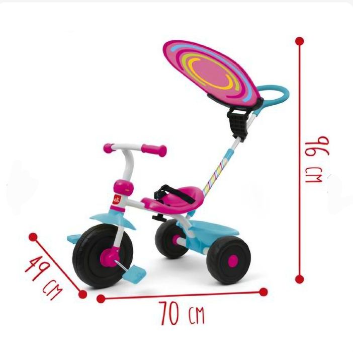 Triciclo Sun Sport Rosa&Azul