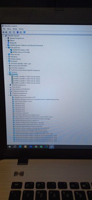 Laptop ASUS X751LKB - 500 zł