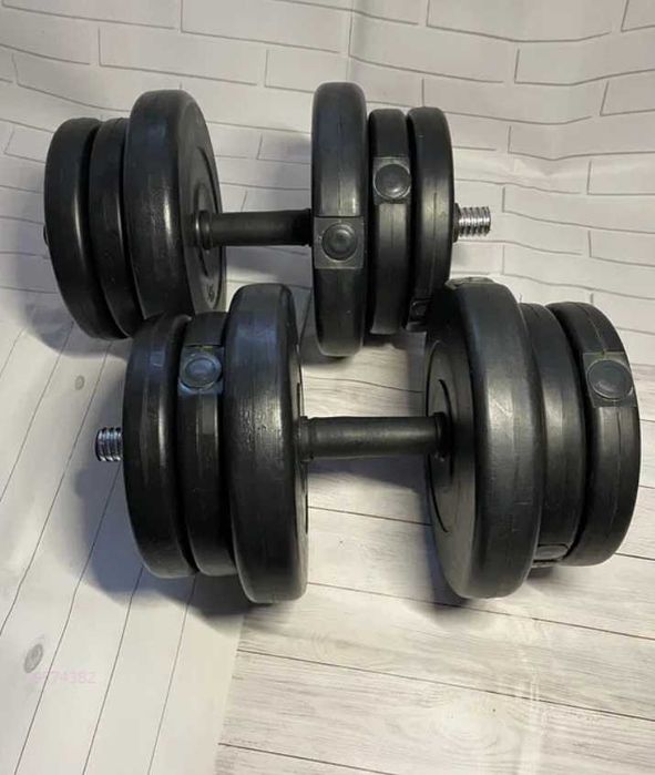 Гантели разборные 2х21кг комплект 42кг гантелі набірні з дисками