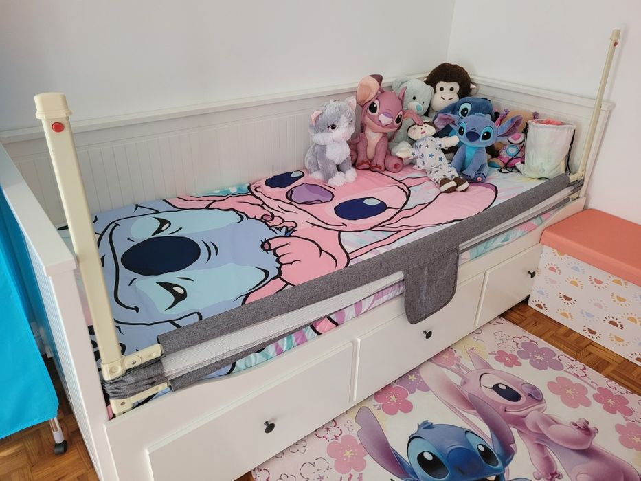 Proteção cama bebe