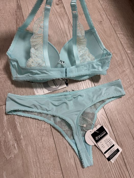 РАСПРОДАЖА комплект белья от французского бренда Princess бирюза НОВЫЙ