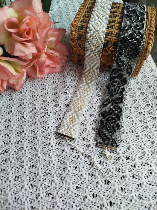 Чокер - стрічковий гердан з бісеру