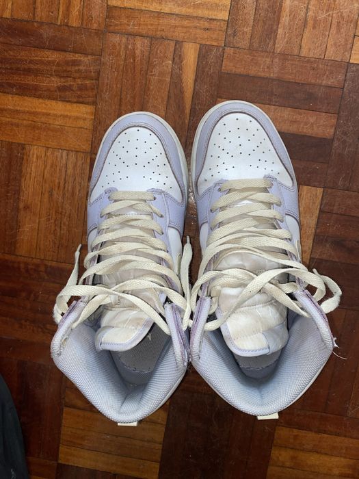 Nike mid amarelo branco e roxo