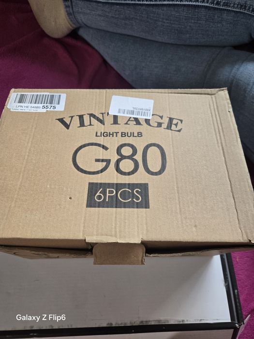 Żarówka LED Filament E27 Kula G95/G125 Retro Edison Loft – Nowa!