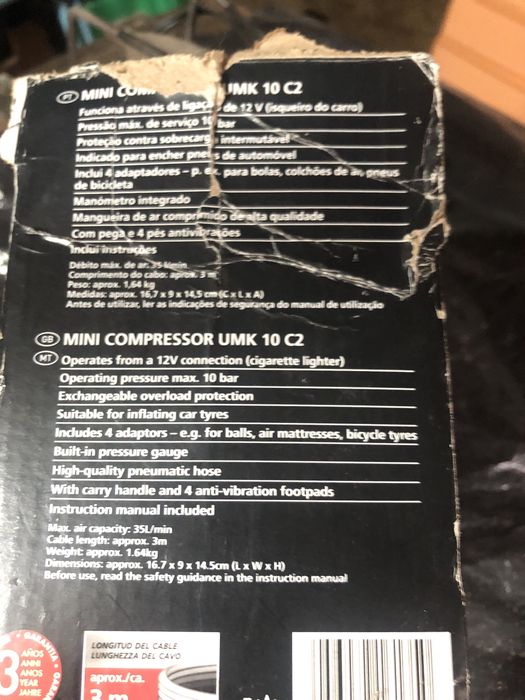 Mini compressor de ar