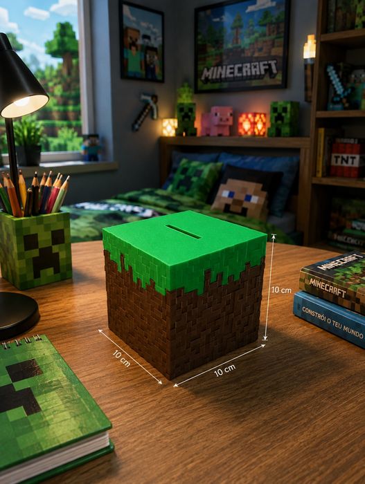 Mealheiro bloco de terra Minecraft