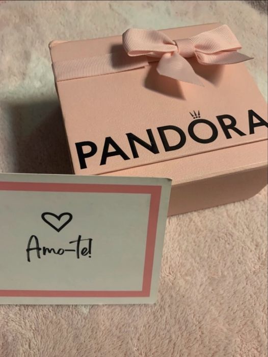Pandora Crown pink golden Ring