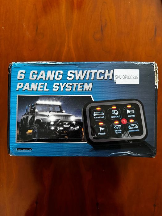 Painel  6 gang 6 switch system