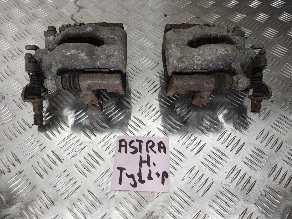 zaciski hamulcowe lewy prawy tył tylne lewe prawe astra H