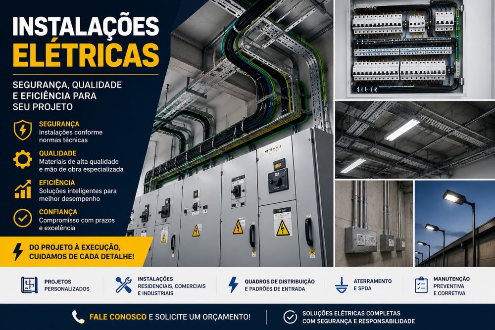 Eletricista Profissional - Todo o tipo de trabalhos elétricos
