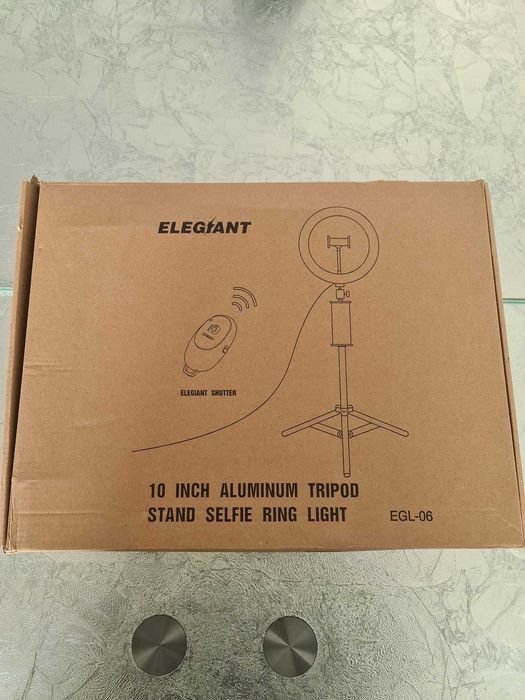 Led Ring - Anel de Luz - 10' - 26cm - Tripé grande e controlo remoto