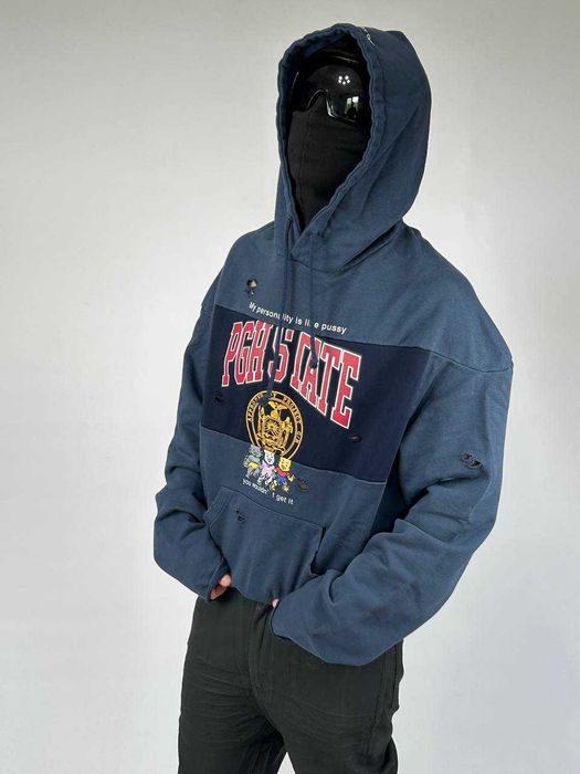 Project GR Grailz худі худи синяя кофта синя distressed opium y2k S M