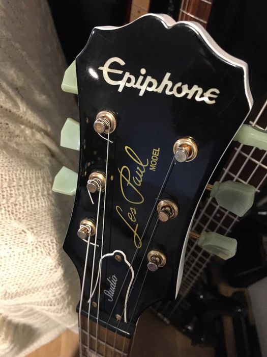 Epiphone Les Paul Studio Alpine White 2016 Китай, в кейсе J & D