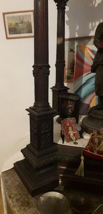 Baldaquino em pau santo sec XlX