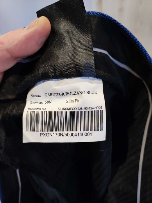 Garnitur męski slim fit marki Pruchnik
