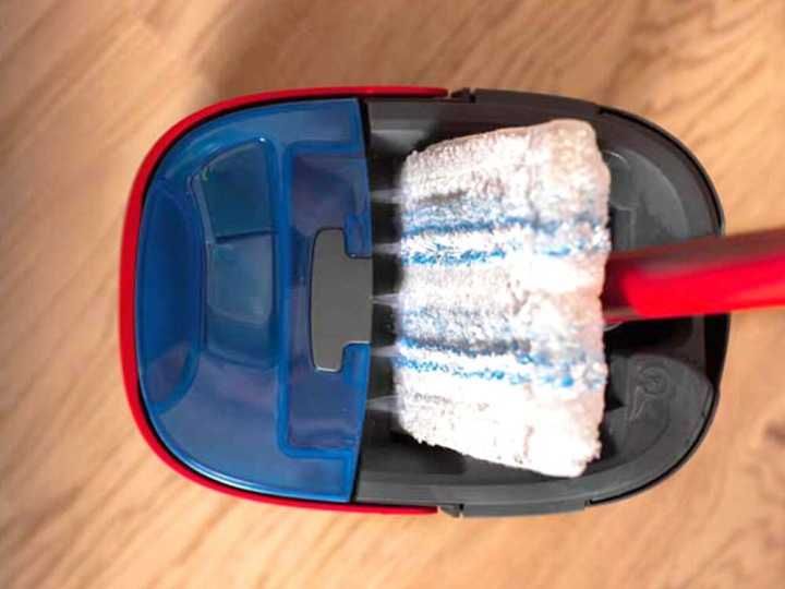 Mop płaski Vileda H2prO NOWY wiadro wyciskacz mikrofibra  teleskopowy