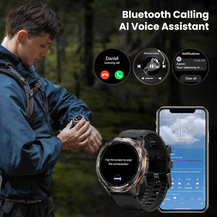 Kospet Tank T3 Ultra 2 IP69K GPS 5ATM (Chamadas)