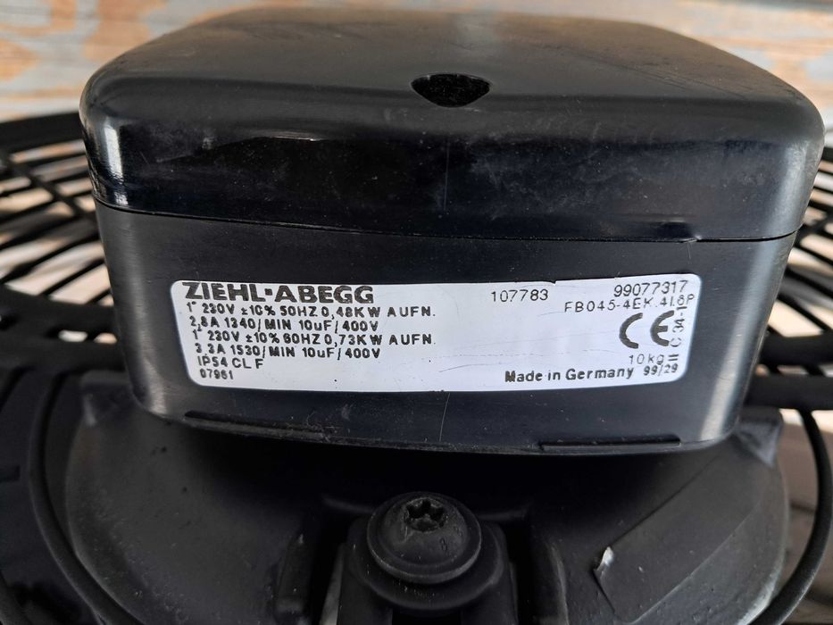 Wentylator przemysłowy Ziehl-Abegg  220v ,230v .Wysyłka