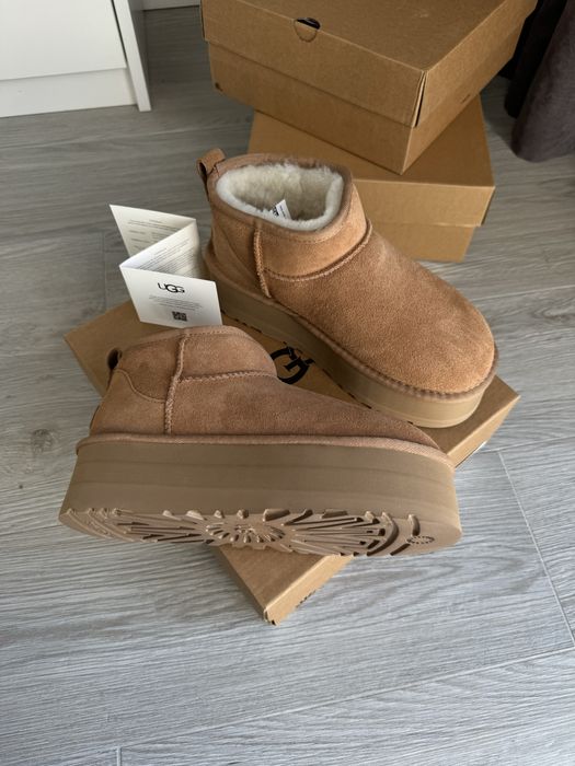 NEW Australia UGG Ultra Mini Chestnut (Platform 5cm)