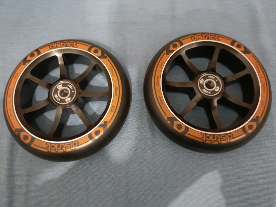 Kółka do hulajnogi wyczynowej district 120mm