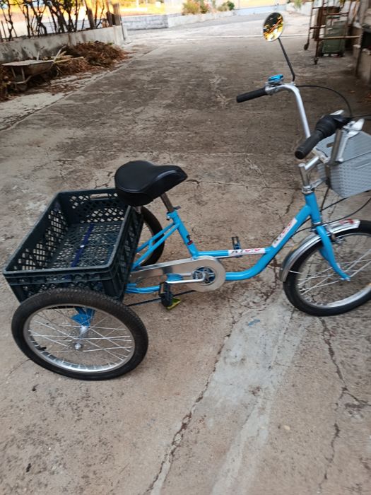Bicicleta 3 rodas toda restaurada