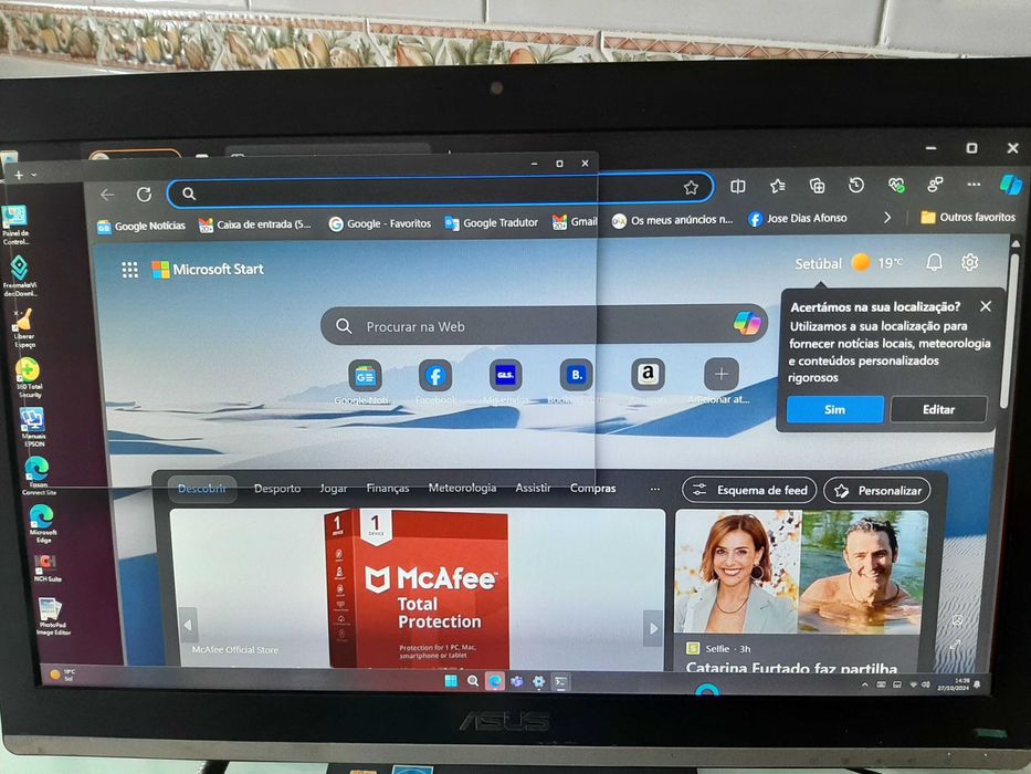 Computer Asus windows 11, 21 polegadas