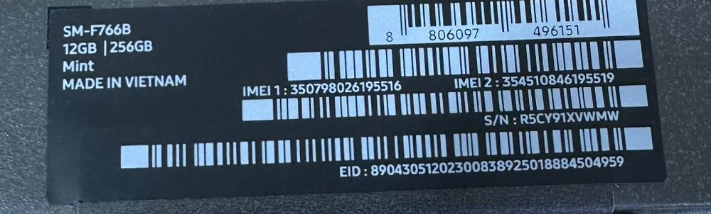 Samsung Flip7 12Gb /256 Gb Mint por estrear