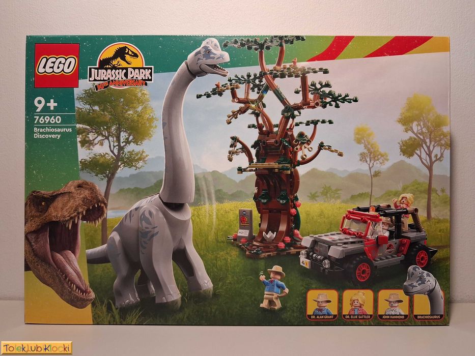 Lego Jurassic World [76960] - Odkrycie brachiozaura [NOWY]