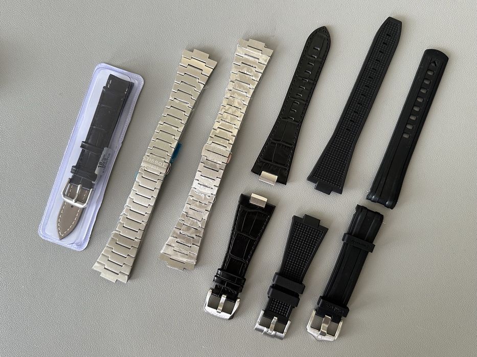 Браслет, кожаный/каучуковый ремешок для часов Tissot PRX, Omega, Rolex