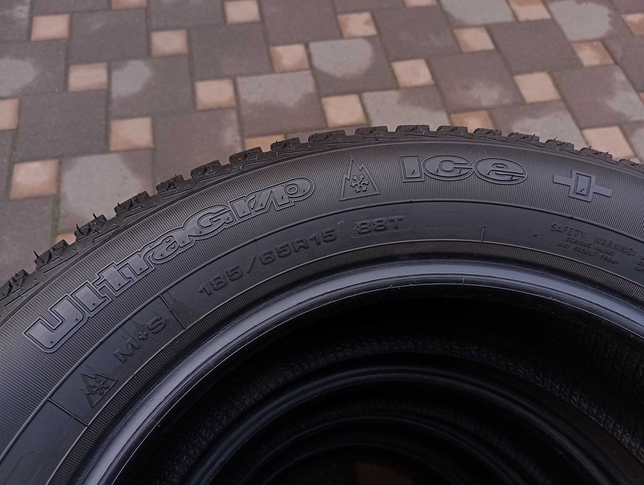 Отличные зимние шины 2023 года GoodYear Ultra Grip Ice+ 185/65 R15