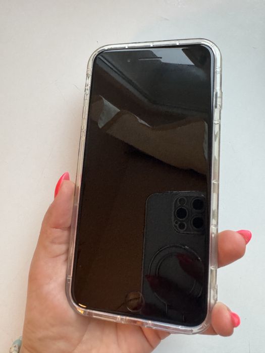 Phone 8 plus 128gb czarny black + etui