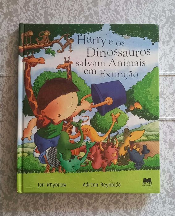 Livro Harry e os Dinossauros Salvam Animais em Extinção