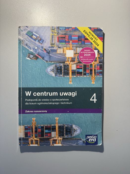 Podręcznik W centrum uwagi (WOS) 4 (edycja 2024)