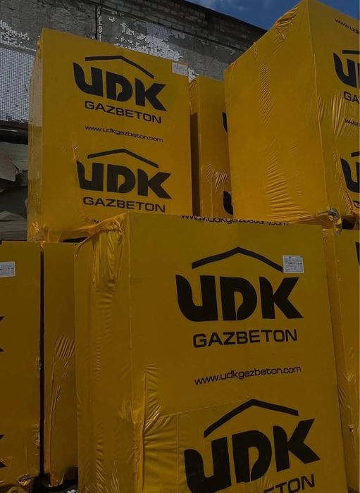 Газоблок.UDK.ХСМ. Кирпич красный, кирпич белый (пакет, навал).