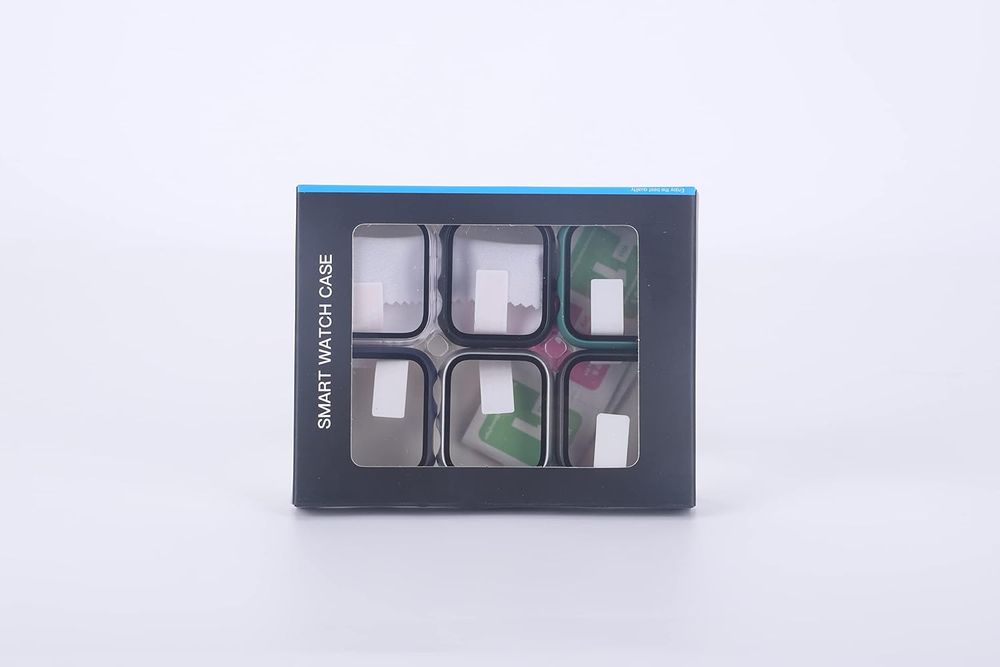 6 Sztuk Etui + Szkło 2W1 Do Apple Watch 7/8/9 45Mm Case Nakładka