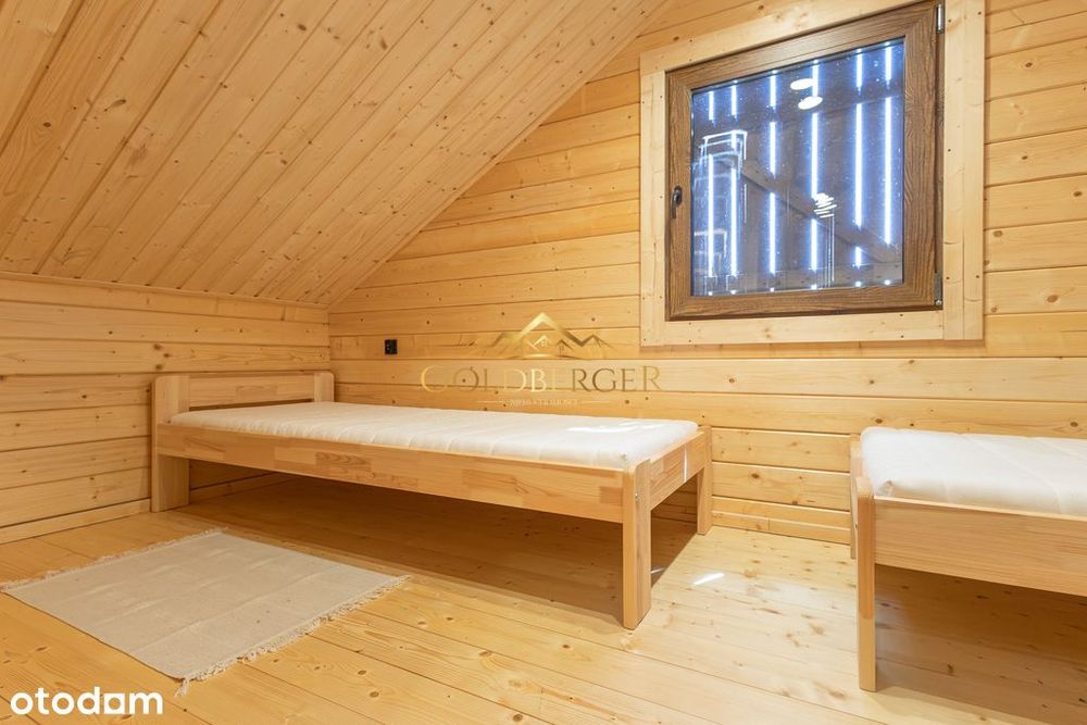 Drewniany dom całoroczny | 74 m² | Działka 1 199 m