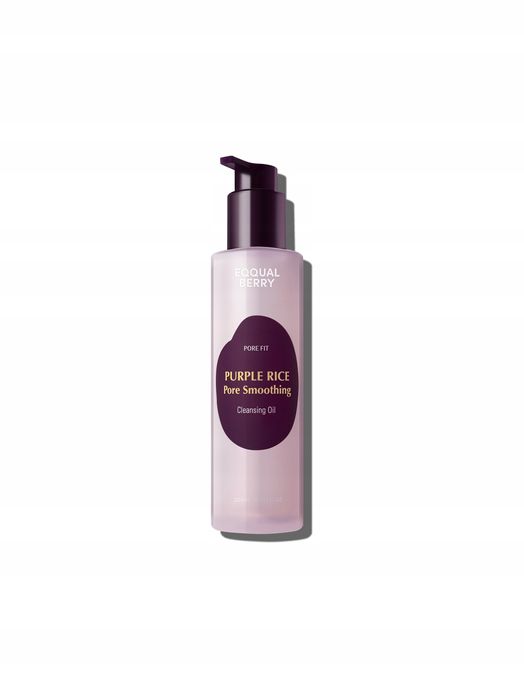 Eqqualberry purple rice cleansing oil - wygładza pory 200ml