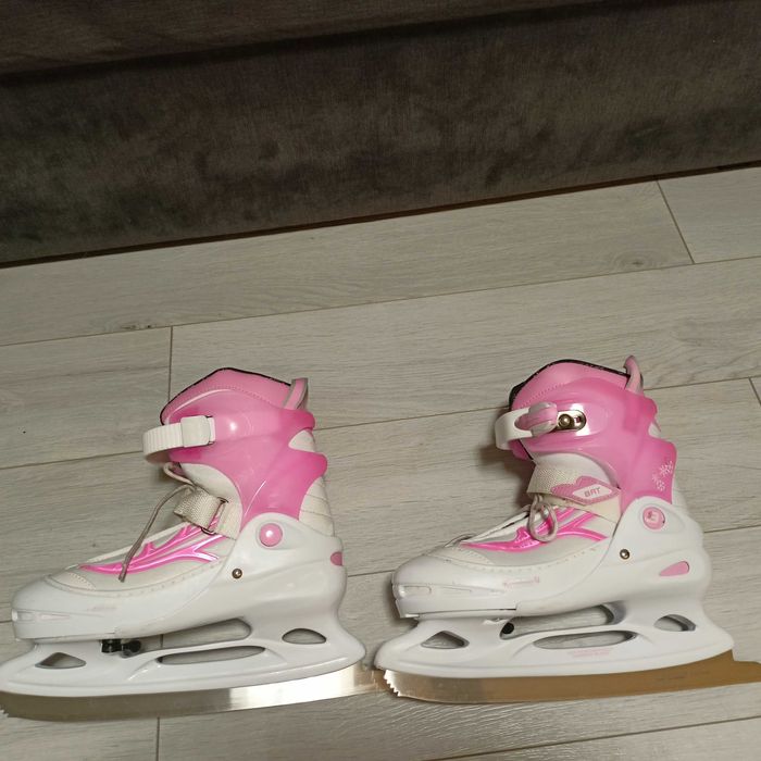 Łyżwy damskie/dziewczęce regulowane 38-41