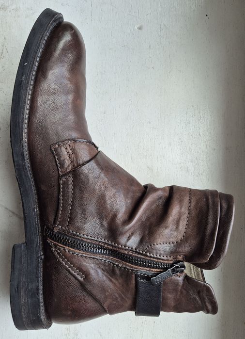 AS 98 roz. 42 SKÓRA NATURALNA w całosci  botki premium airstep