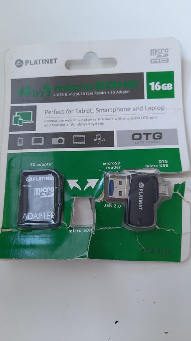 Adapter microSDHC microSDreader OTG micro USB
